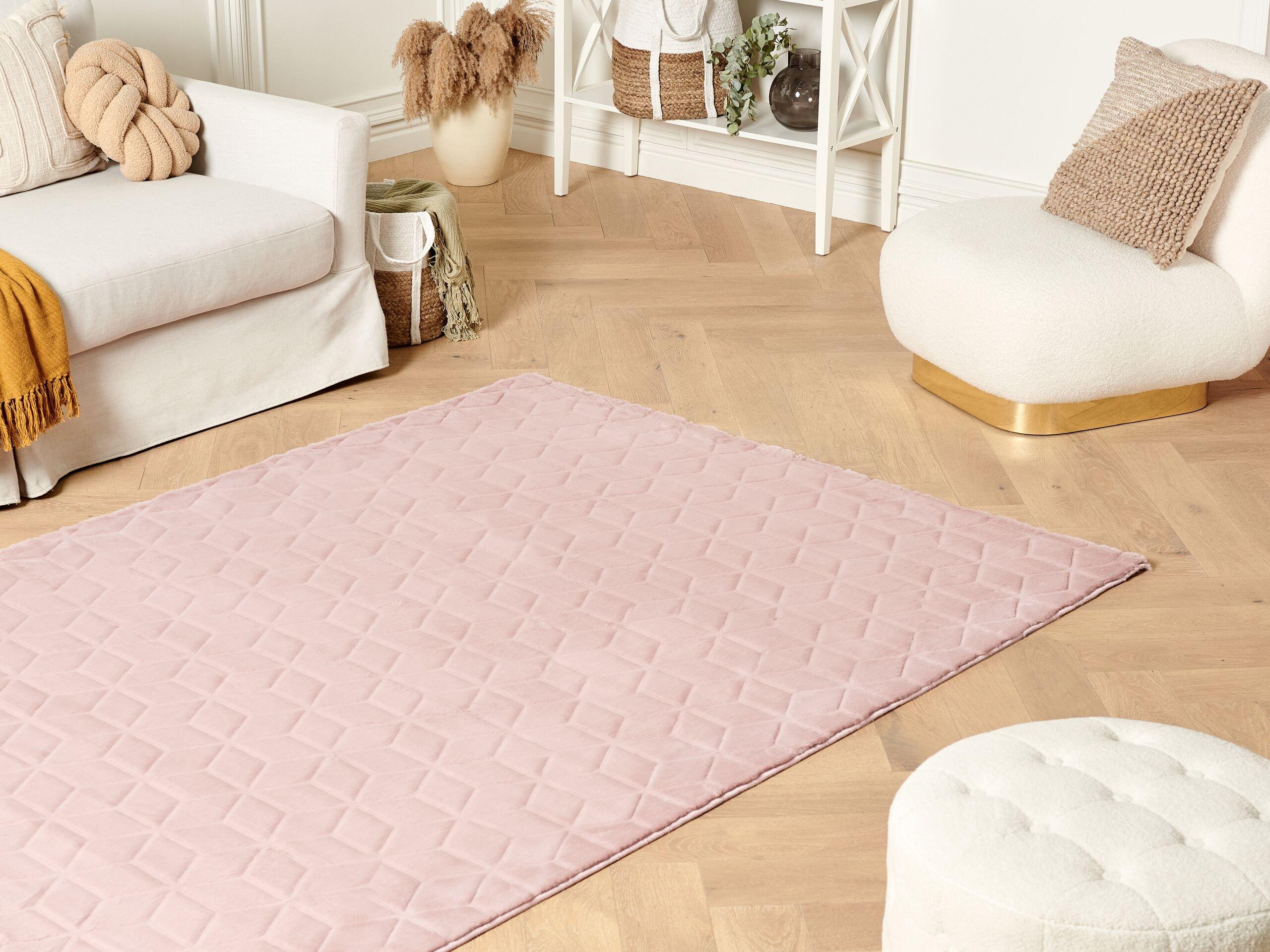 Beliani Tapis en Polyester Moderne THATTA  