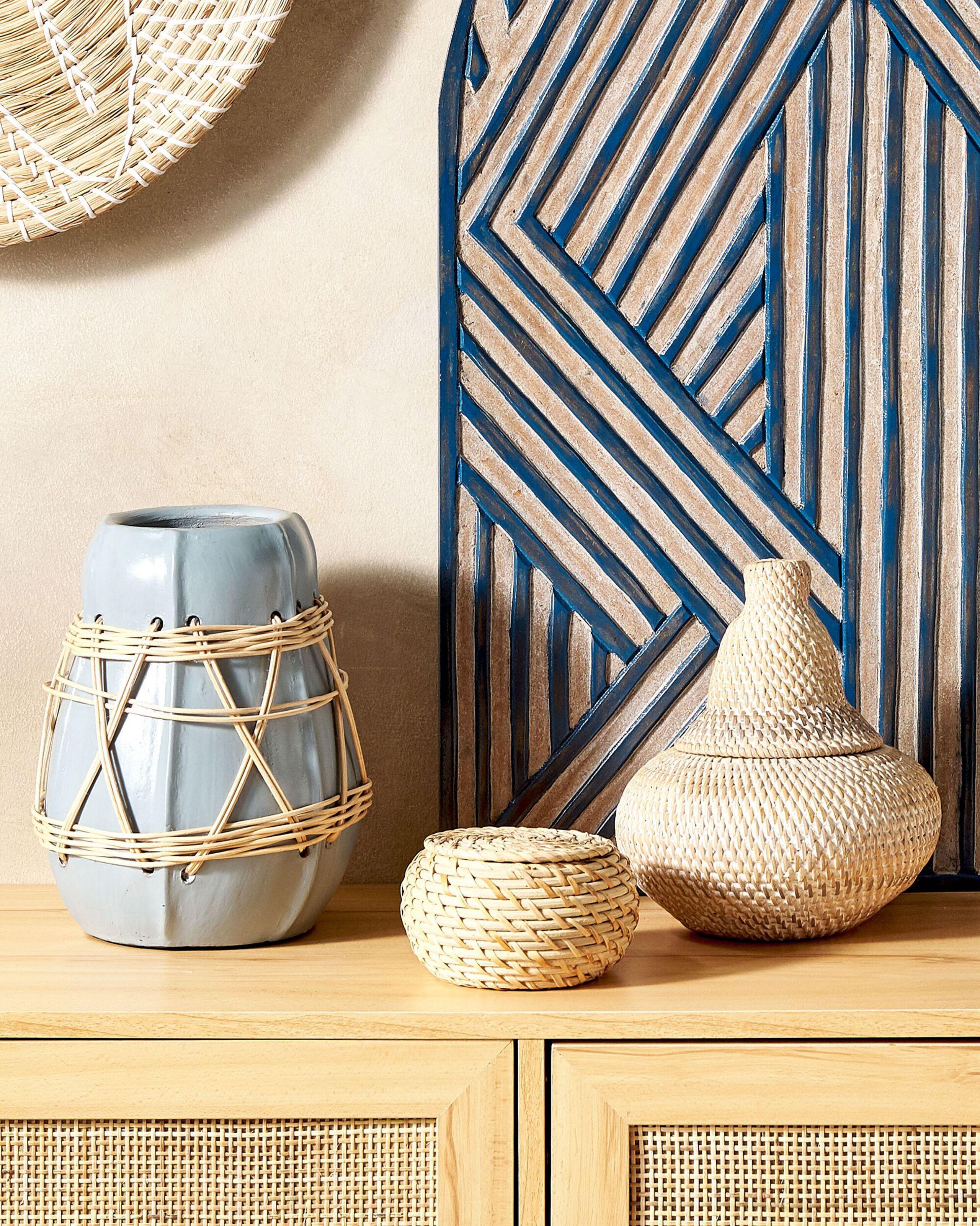 Beliani Korb en Rotin Boho BILA  