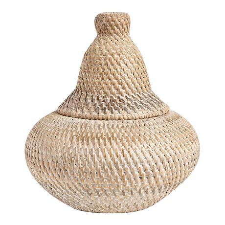 Beliani Korb aus Rattan Boho BILA  