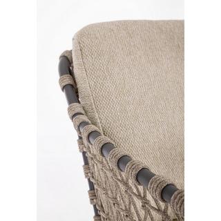 mutoni lifestyle Fauteuil de jardin Ivissa anthracite  