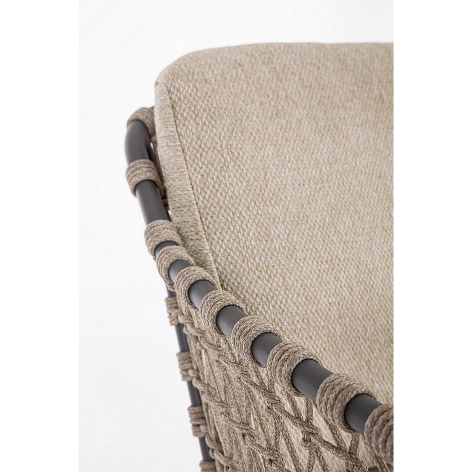 mutoni lifestyle Garten Armlehnstuhl Ivissa anthrazit  