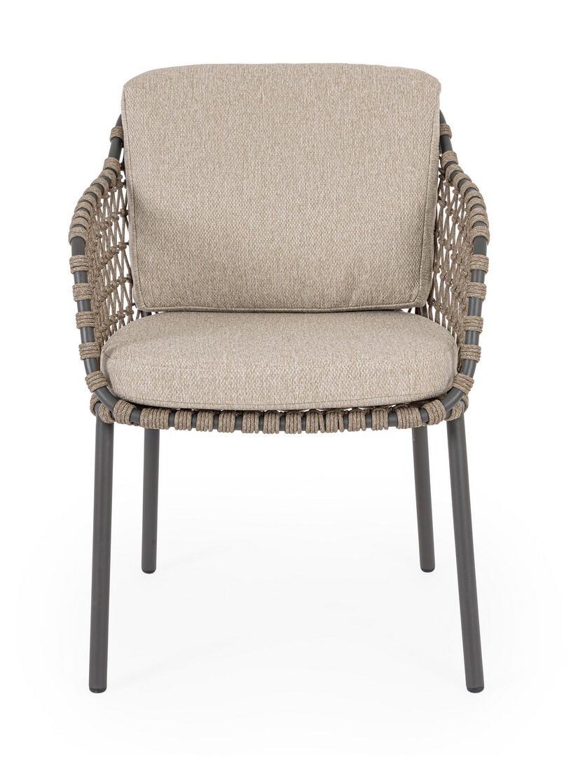 mutoni lifestyle Fauteuil de jardin Ivissa anthracite  