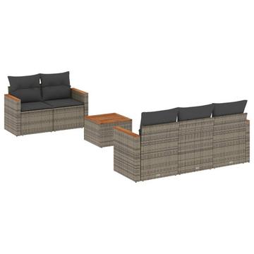 Garten sofagarnitur poly-rattan