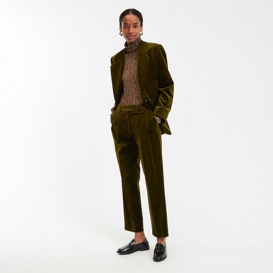 La Redoute Collections Zigarettenhose mit Abnähern  