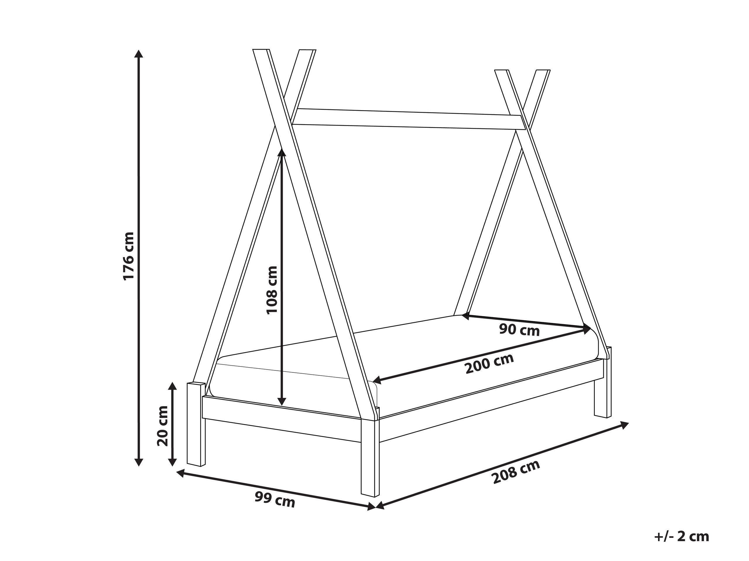 Beliani Lit d'enfant en Bois de pin Moderne DEVAY  