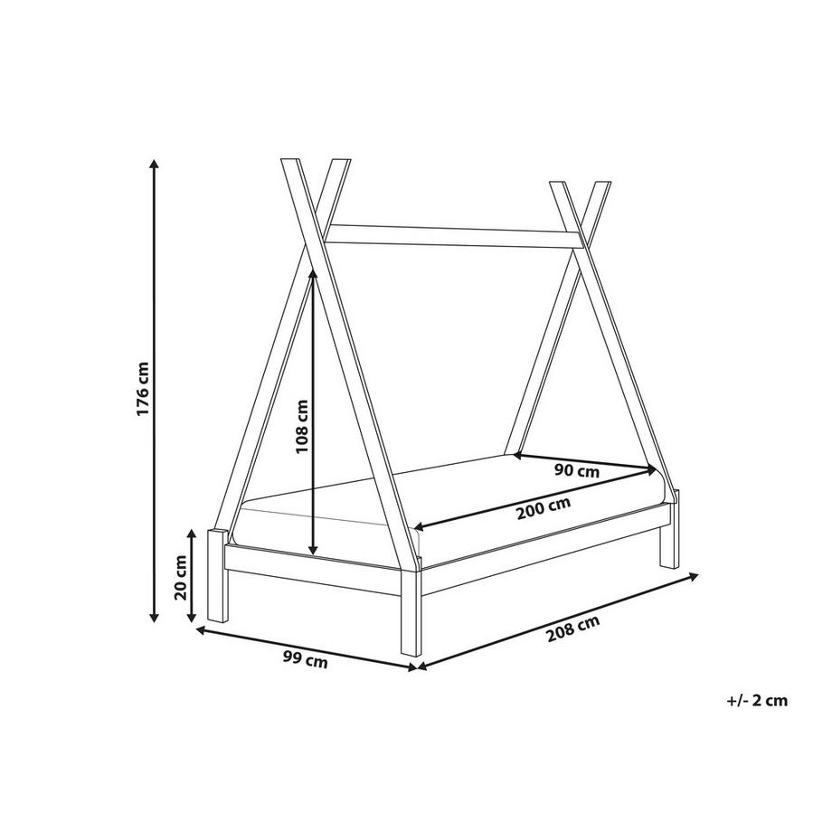 Beliani Letto per bambini en Legno di pino Moderno DEVAY  