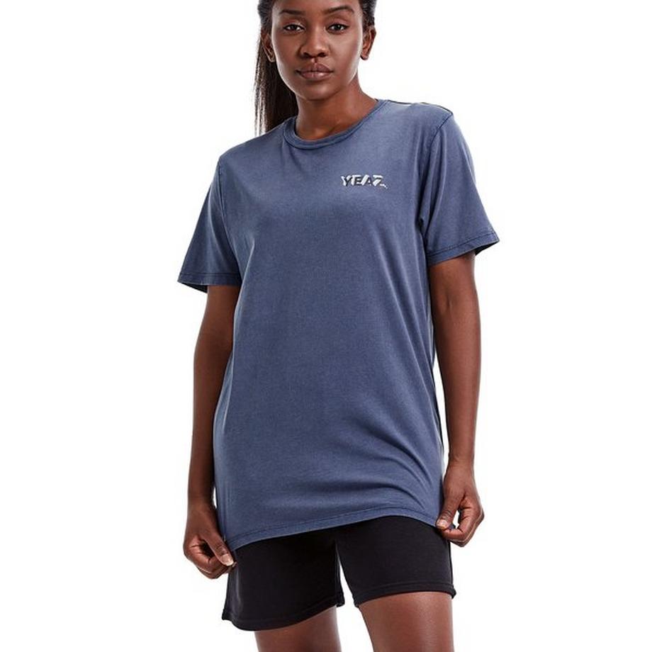 YEAZ  CHAWLAY Maglietta - stoned denim 