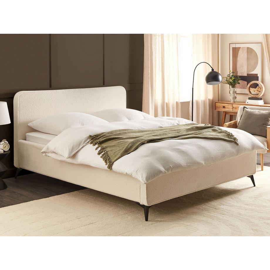 Beliani Letto en Bouclé  VALOGNES  