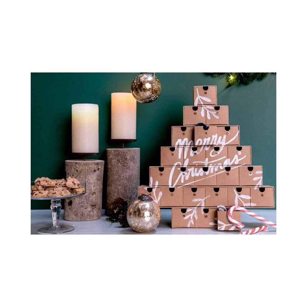 RICO-Design Adventskalender Pappmachee 24 Boxen  