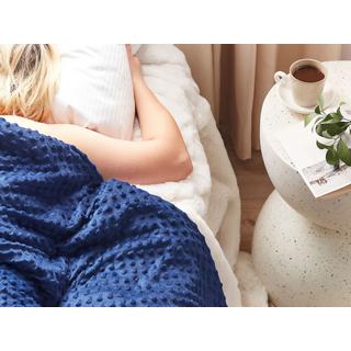 Beliani CALLISTO Fodera per coperta pesante moderna in poliestere  