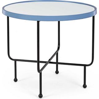 mutoni Table d&#039;appoint Painter bleu clair 59x51  