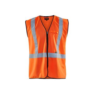 weste mit reißverschluss und hoher sichtbarkeit