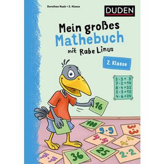 Mein großes Mathebuch mit Rabe Linus - 2. Klasse Raab, Dorothee; Leuchtenberg, Stefan (Illustrationen) Gebundene Ausgabe 