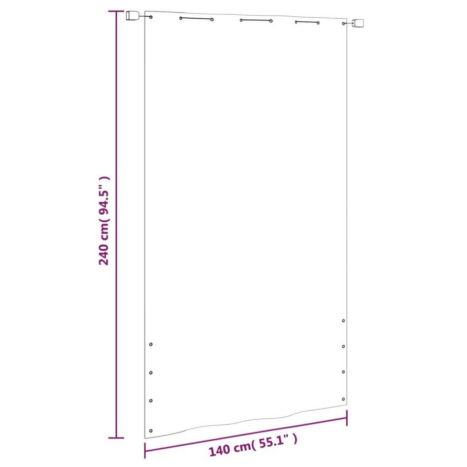 VidaXL paravento per balcone  