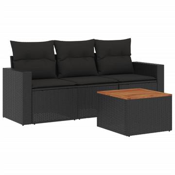 Garten sofagarnitur poly-rattan