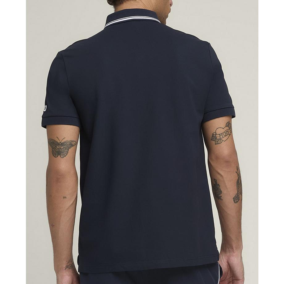 Wilson  Team Pique Polo Crew  Navy 