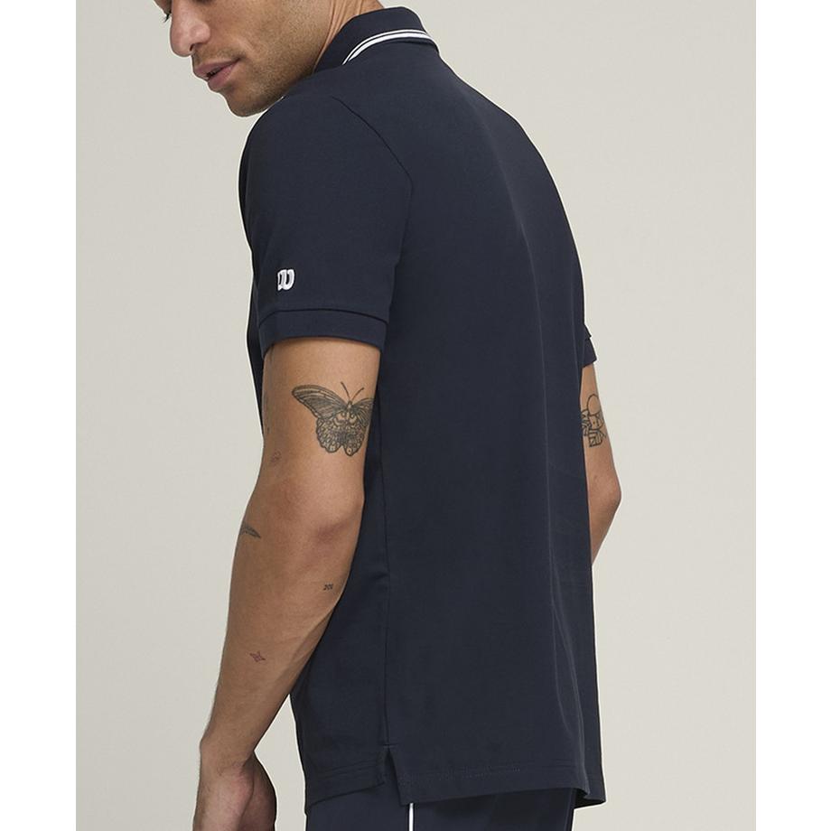 Wilson  Team Pique Polo Crew  Navy 