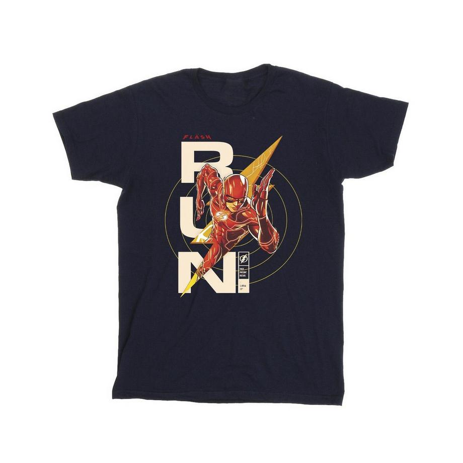 DC COMICS Flash Run T-Shirt Stampa Grafica  