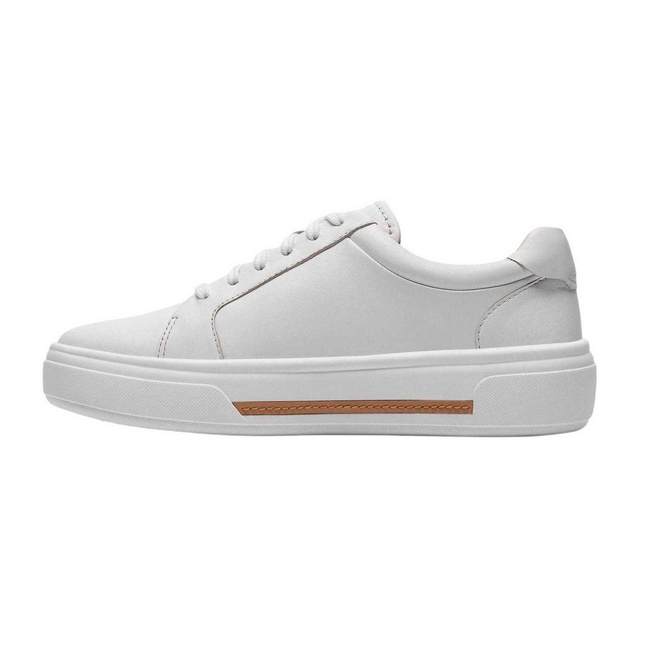 Clarks Baskets Hollyrose en Cuir avec Fermeture Éclair  