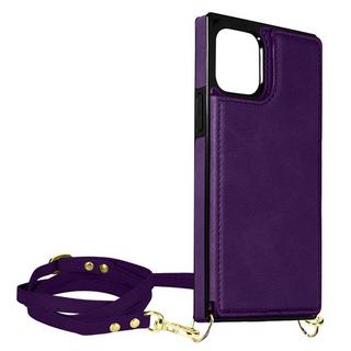 Avizar  Cover Tracolla iPhone 12 e 12 Pro Viola 