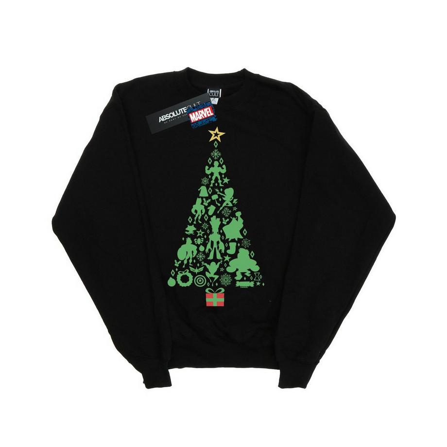 MARVEL Avengers Weihnachtsbaum Sweatshirt  