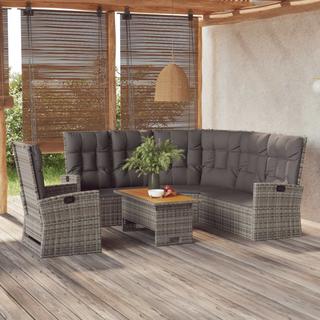 VidaXL Garten lounge set poly-rattan  