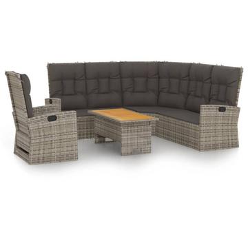 Garten lounge set poly-rattan