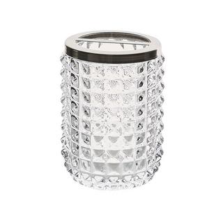 Beliani Set de 4 accessoires de salle de bain en Verre Moderne TAPIA  