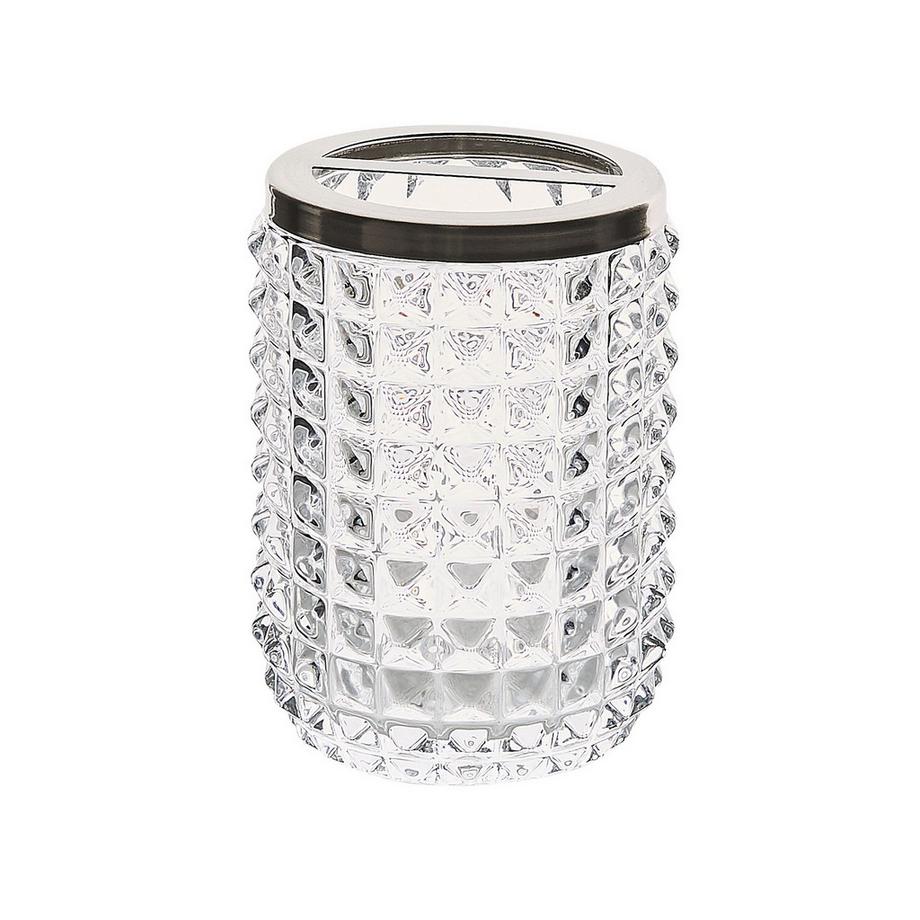 Beliani Badaccessoires Set 4-teilig aus Glas Modern TAPIA  