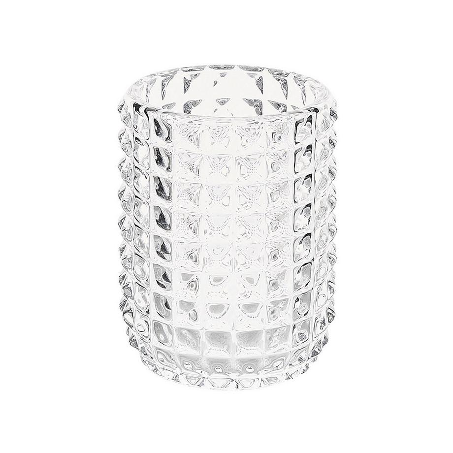 Beliani Badaccessoires Set 4-teilig aus Glas Modern TAPIA  