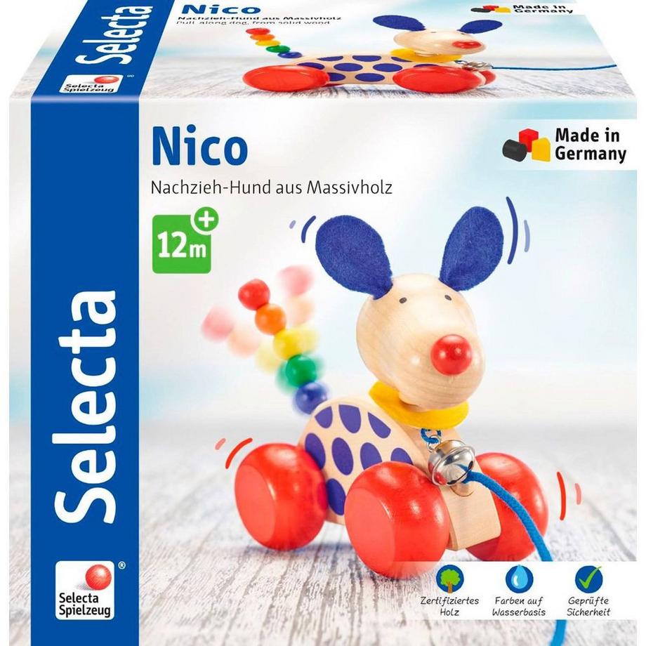 SELECTA  Nachzieh-Hund Nico 