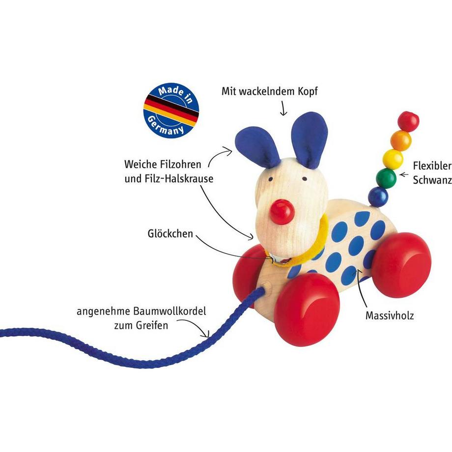 SELECTA  Nachzieh-Hund Nico 