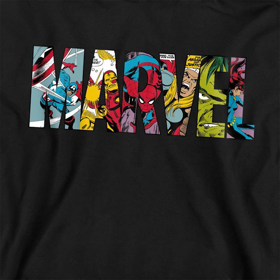MARVEL  Hoodie zum Überziehen  , Logo 