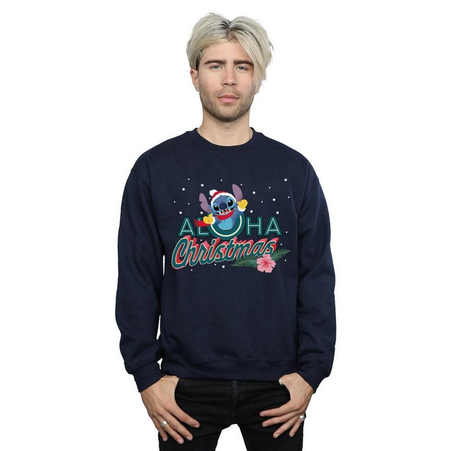 Disney Aloha Christmas Stitch Sweatshirt  