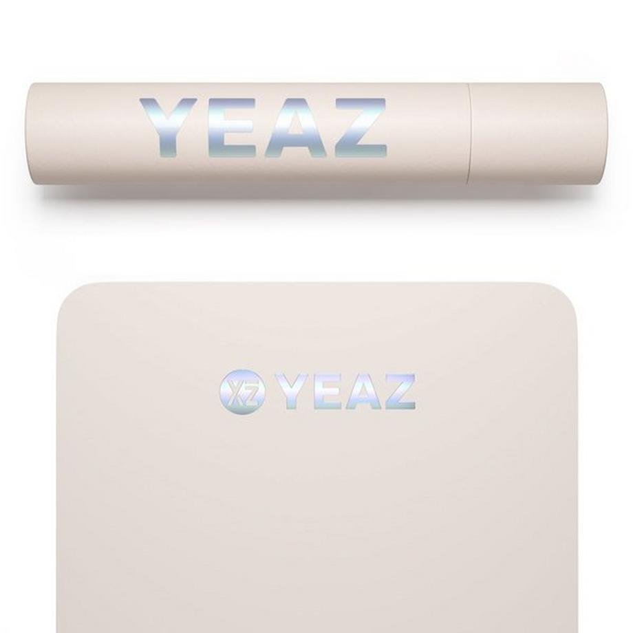 YEAZ  MOVE UP Set aus Yogaband & Yogamatte - pearl dust 