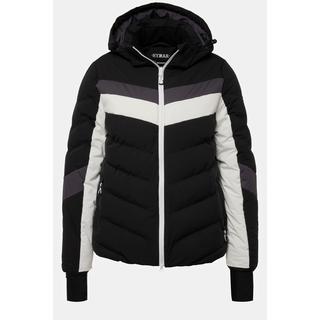 Ulla Popken Giacca Performance idrorepellente paraneve cerniera a cursore doppio  