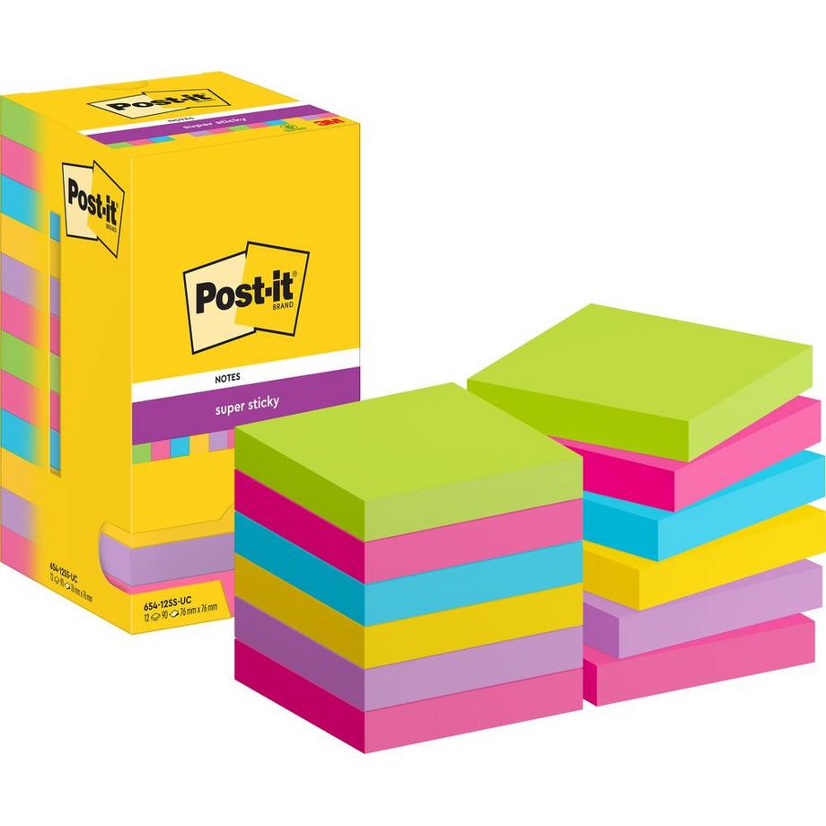 Post it Notes Poptimistic, 12 blocs  