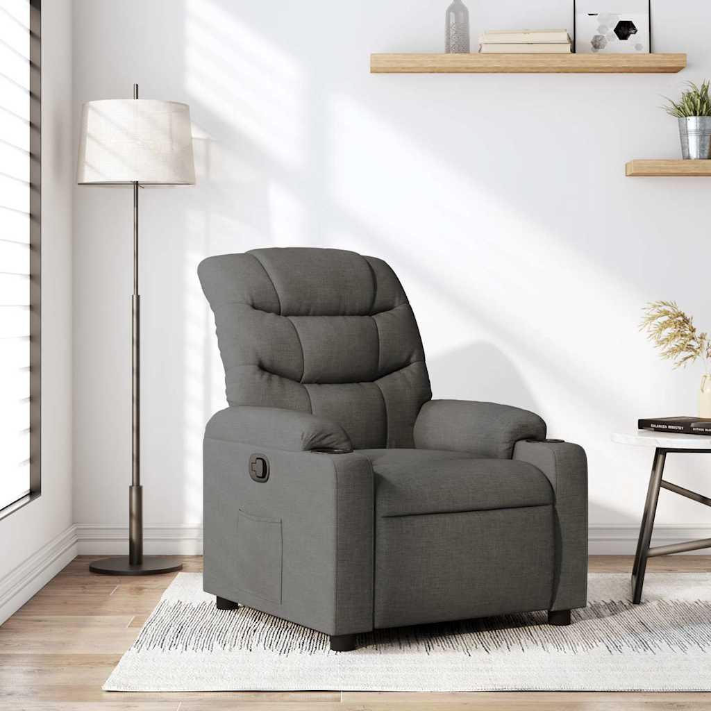 VidaXL Fauteuil inclinable tissu  