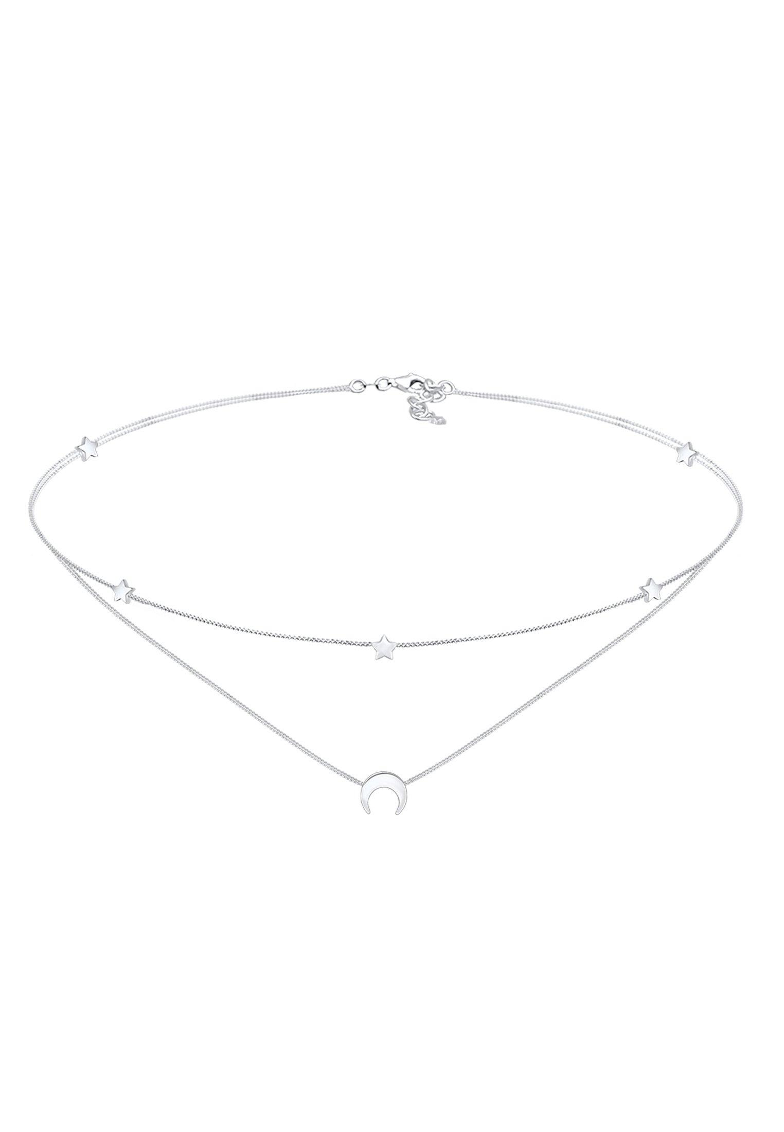 Elli  Collier Choker Étoile Demi-Lune 