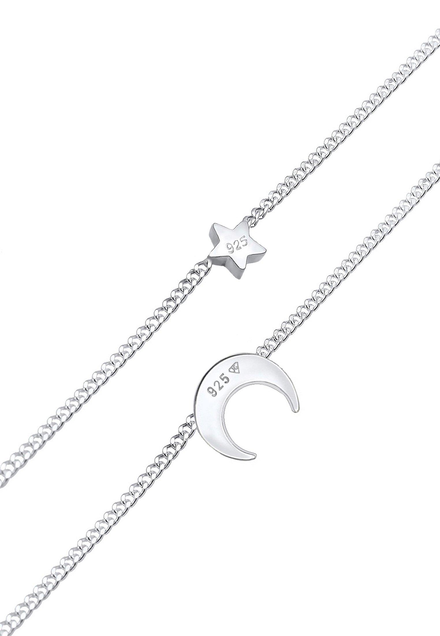 Elli  Collier Choker Étoile Demi-Lune 