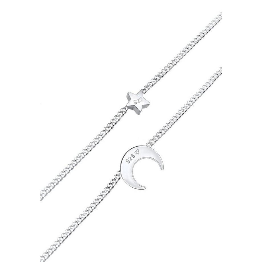 Elli  Collier Choker Étoile Demi-Lune 
