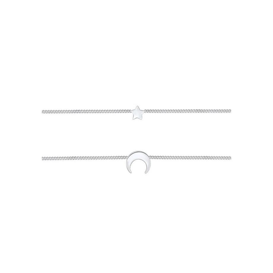 Elli  Collier Choker Étoile Demi-Lune 