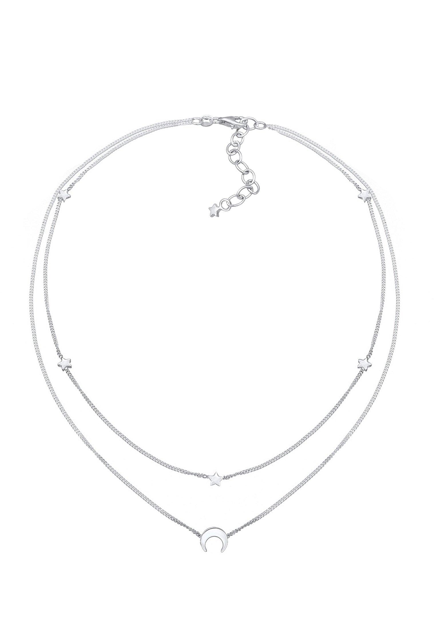 Elli  Collier Choker Étoile Demi-Lune 