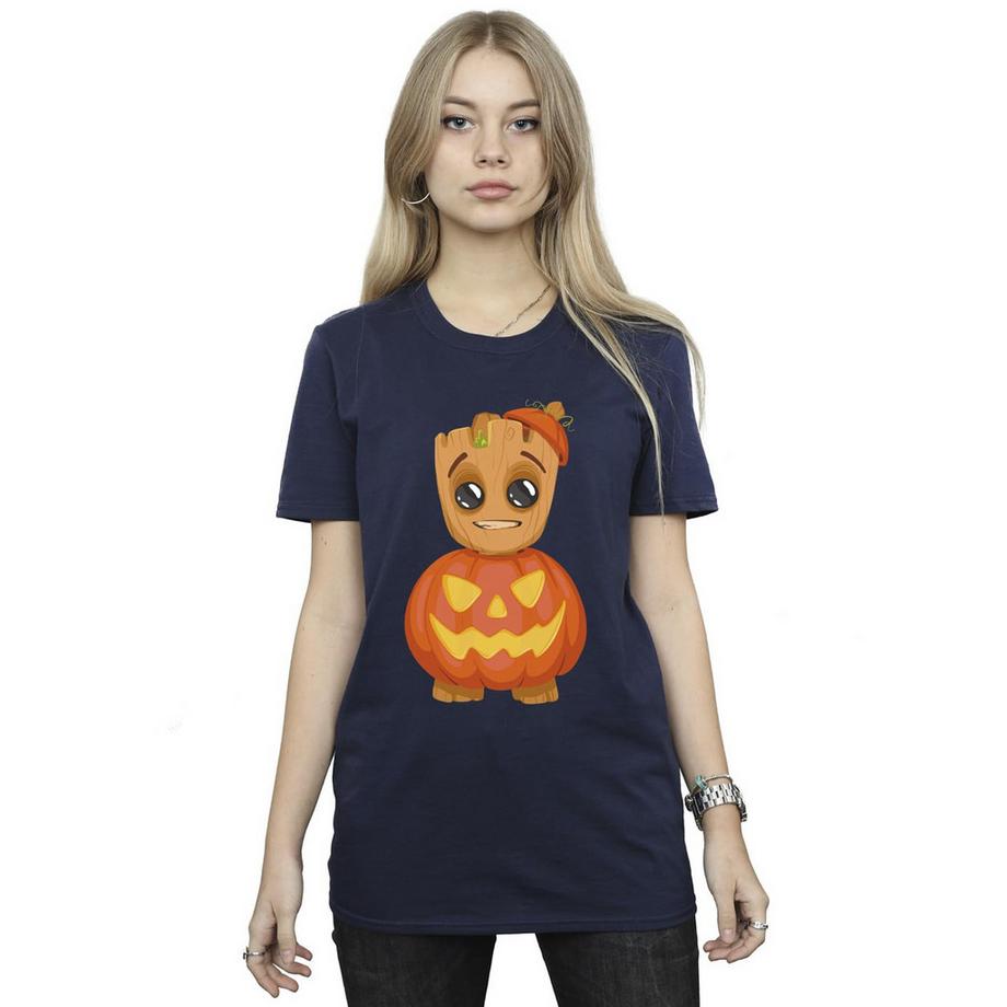 MARVEL T-Shirt Graphique Groot Jack-o-Lantern  