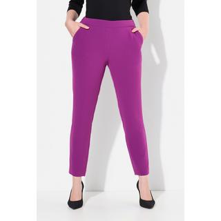Ulla Popken Pantalon ajusté en acétate taille confortable  