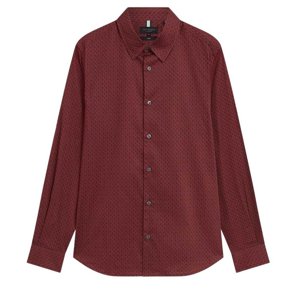 Camicia Geometrica Manica Lunga