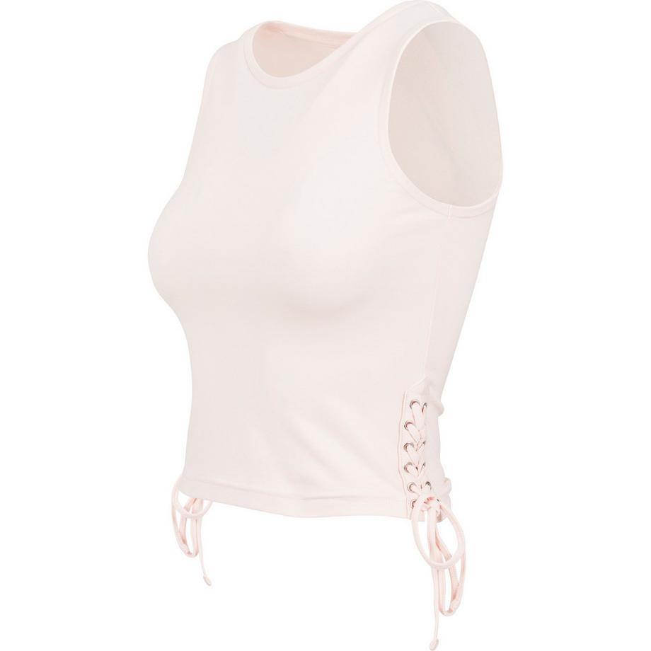 URBAN CLASSICS Lace Up Crop Top  