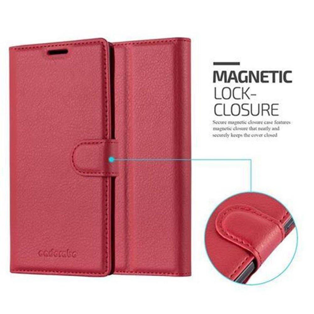 Cadorabo  Housse compatible avec Sony Xperia XZ / XZs - Coque de protection avec fermeture magnétique, fonction de support et compartiment pour carte 