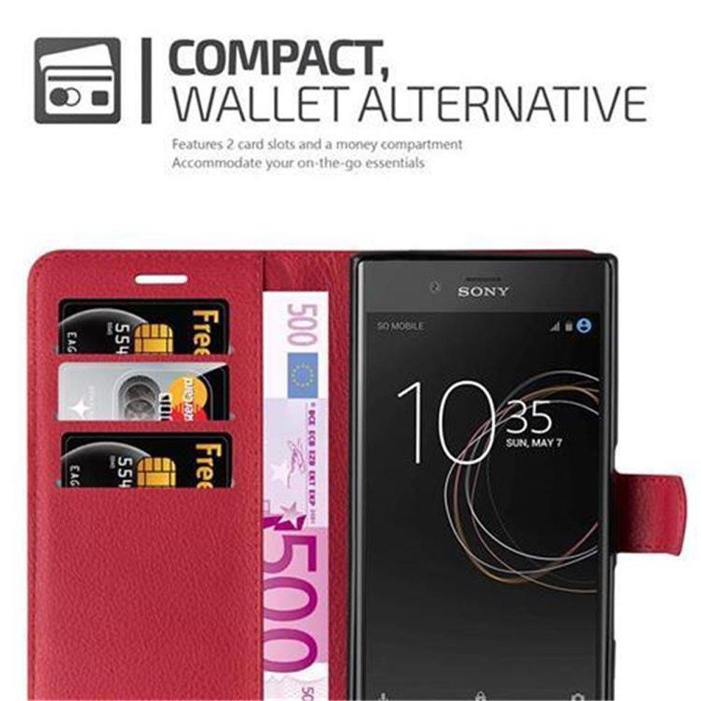 Cadorabo  Housse compatible avec Sony Xperia XZ / XZs - Coque de protection avec fermeture magnétique, fonction de support et compartiment pour carte 