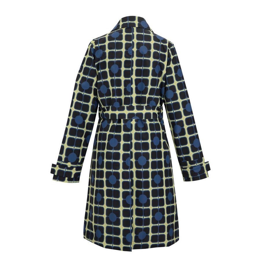 Regatta Trench Impermeabile con Motivo Gigante Papavero  